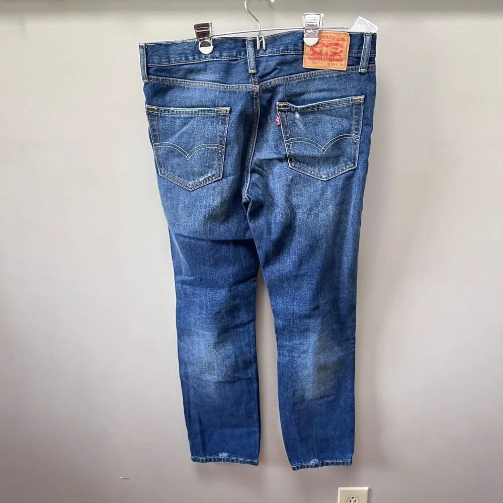 Levi's Mens 511 Slim Fit Stretch Jeans 04511-2383 Comeback Kid - Size‎ 33x30